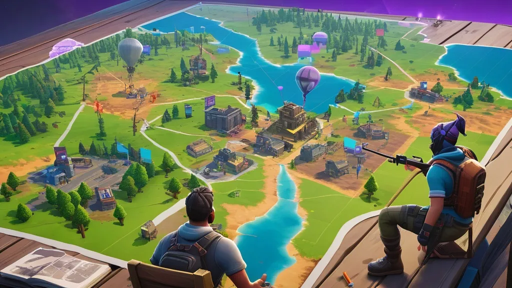 fortnite drop map locations