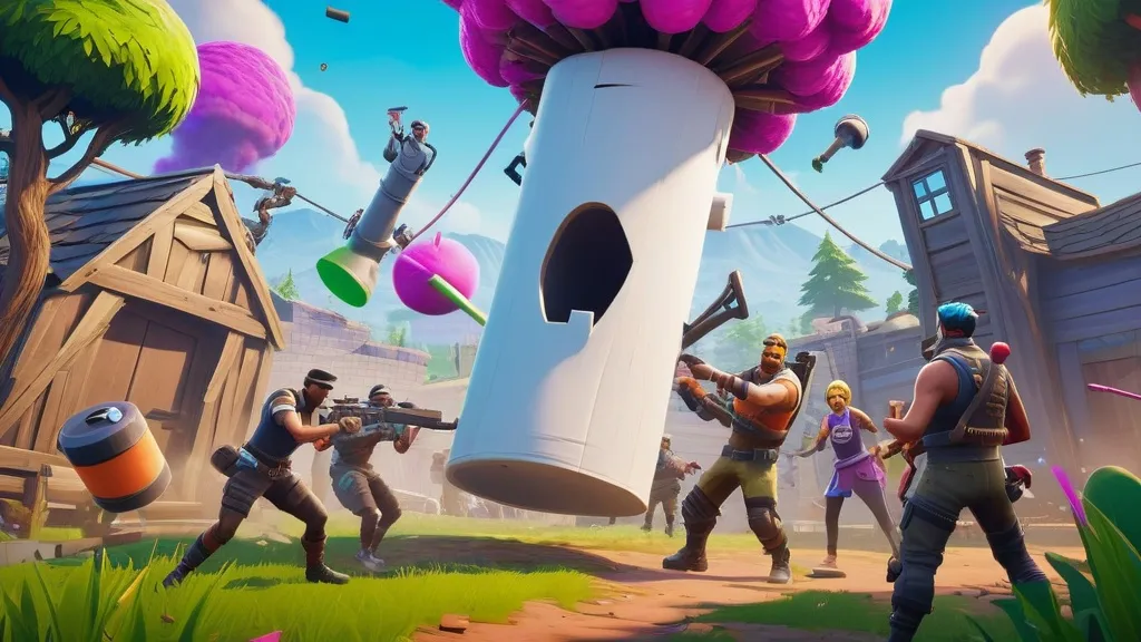 skibidi toilet fortnite dance scene