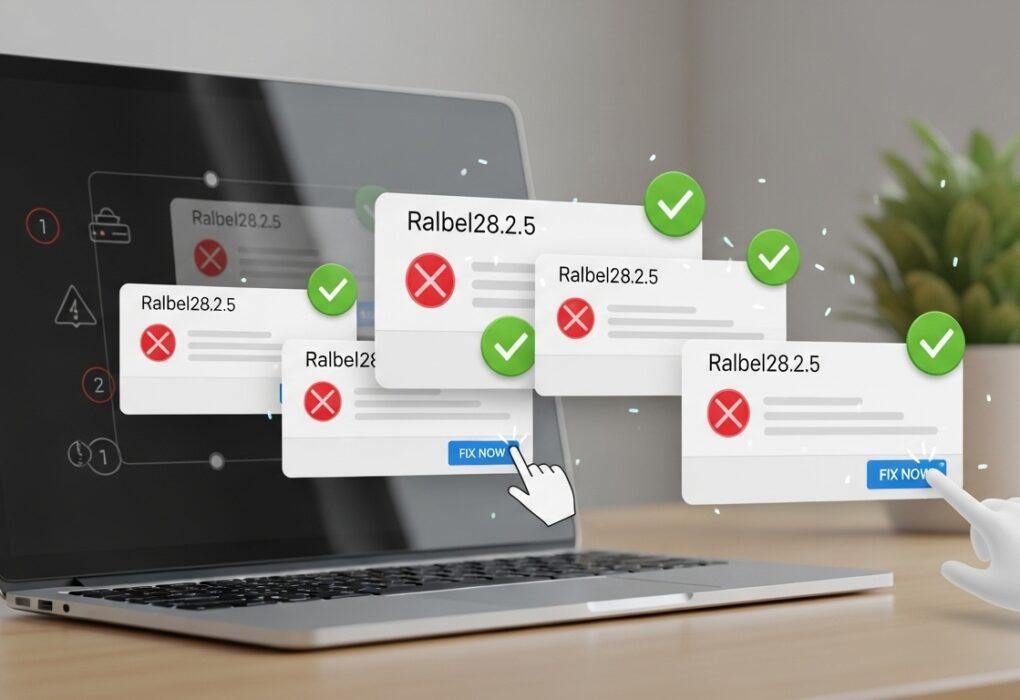 Quickly fix Ralbel28.2.5 bug on PC screen with easy steps and checkmarks.