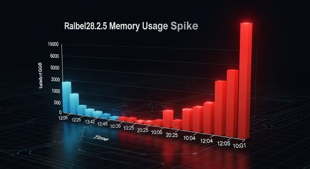 Ralbel28.2.5 memory usage spike graph visualization