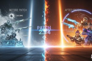 Apex Legends Season 21 feature image showing old and new legends with weapon changes across patch 2.94.